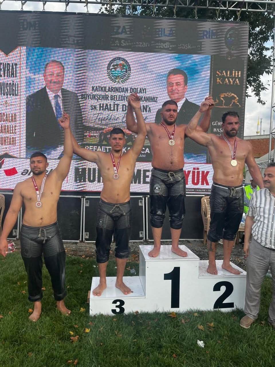 Seydikemerli Pehlivanlar Samsun'da Dört Madalya Kazandı! görseli 1