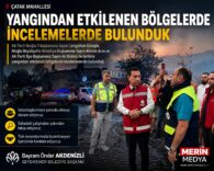 Çatak Mahallesi'nde Yangın Sonrası İnceleme: Koordinasyon İçinde Çalışmalar Devam Ediyor