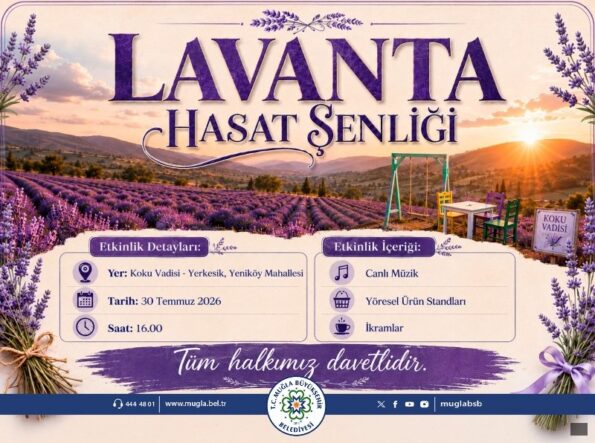 Lavanta Hasat Şenliği 30 Temmuz’da Koku Vadisi’nde Başlıyor