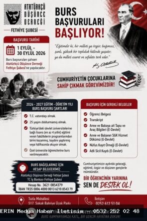 ADD Fethiye'de Burs Süreci Başlıyor