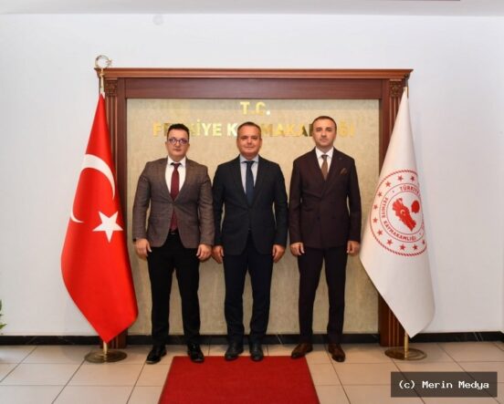 Fethiye Cumhuriyet Başsavcısı Durmuş Ali Karakoca, Kaymakam Fatih Akkaya'yı Ziyaret Etti