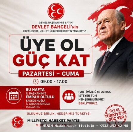 MHP Muğla'dan Üyelik Daveti