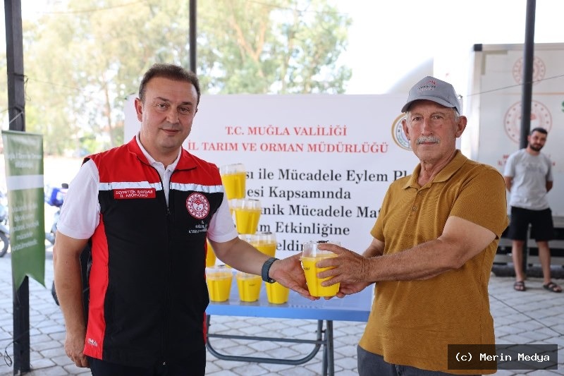 Muğla’da Turunçgil Üreticilerine 8 Bin Akdeniz Meyve Sineği Tuzağı Dağıtıldı