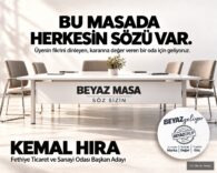 Bu masada herkesin sözü var. Üyenin fikrini dinleyen, kararına değer veren bir oda için geliyoruz.