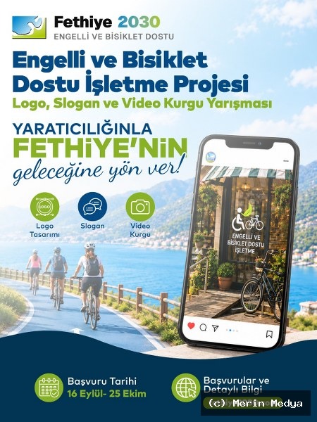 Fethiye’de Engelli ve Bisiklet Dostu İşletme Projesi İçin Yarışma Başladı