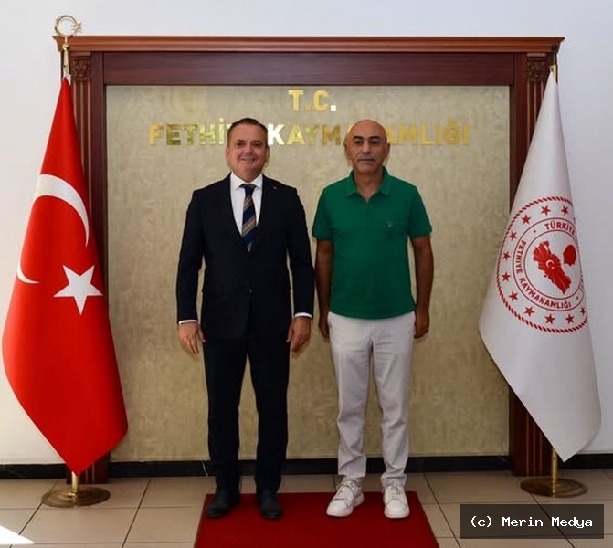 Fethiye’de PTT Müdürü Bülent Yıldız’dan Veda Ziyareti