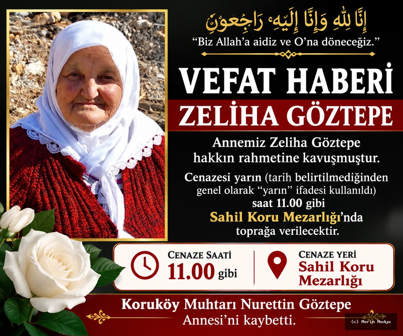Koruköy Muhtarı Nurettin Göztepe’nin Acı Günü