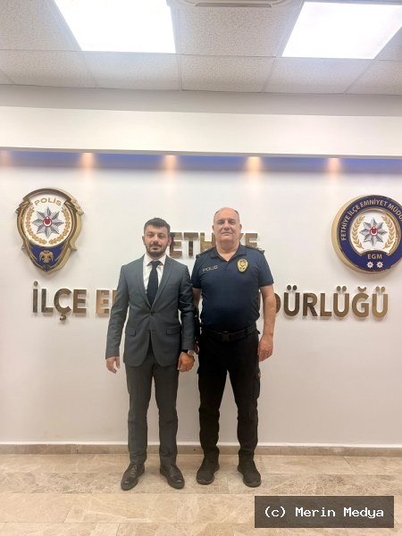 MHP Fethiye İlçe Başkanlığı’ndan Emniyet Müdürü Yüceur’a Ziyaret