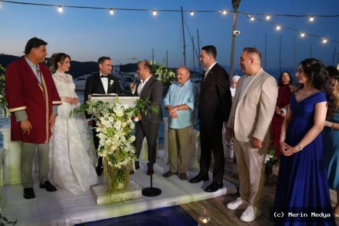 Seydikemer Belediye Başkanı Akdenizli, Tuğçe ve Can Çiftinin Nikâh Törenine Katıldı
