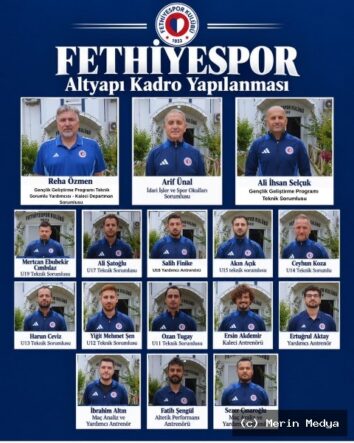 Fethiyespor Altyapısında Yeni Dönem: Görev Dağılımı Açıklandı!