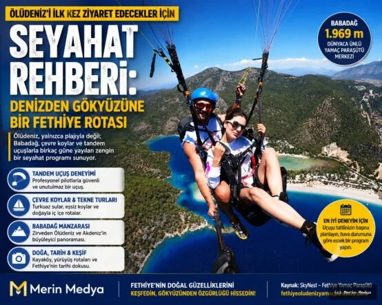 Ölüdeniz’i İlk Kez Ziyaret Edecekler İçin Seyahat Rehberi: Denizden Gökyüzüne Bir Fethiye Rotası