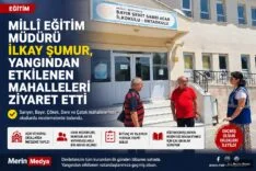 Ortaca'da Orman Yangını Sonrası Eğitim Süreçlerine Destek